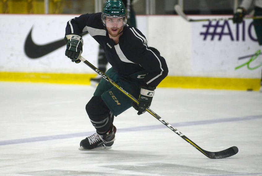Tanner McCabe is in his first season with the UPEI Panthers.