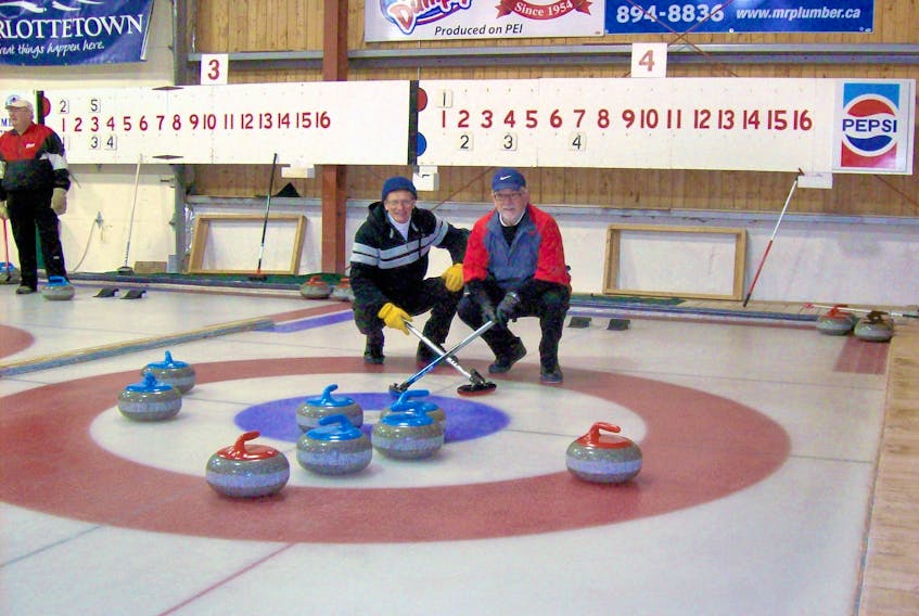 When Cornwall previously hosted the Canadian Open Stick Curling Championship in 2013, the open division was won by Cornwall’s Roddie MacLean, left, and Paul Field.