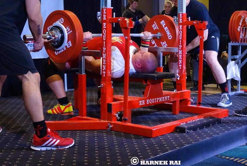 Powerlifter John MacDonald is competing at an international competition in Japan.