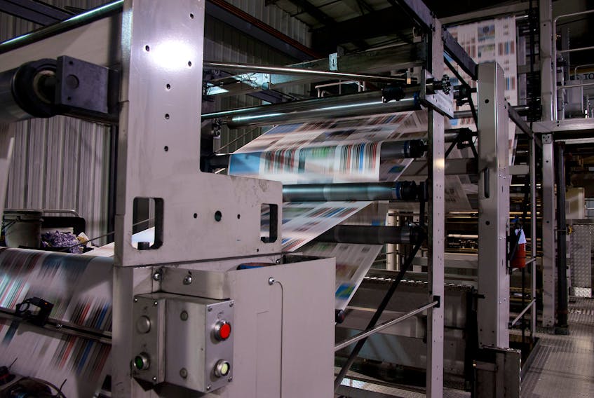 Ian Scott, executive vice-president and chief operating officer for SaltWire Network, said the Bluewater printing press will make The Guardian and Journal Pioneer look even better than before.