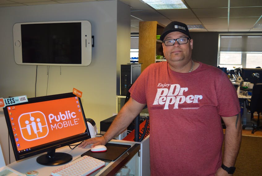 Cory Rusk, owner/operator with Device Doctors in Charlottetown, says the shop is now an authorized reseller for Public Mobile, meaning customer can come in and get a cellphone package that, he says, is competitive or cheaper than what people can find elsewhere.