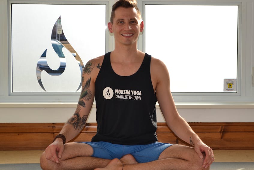 Scott MacTaggart, an instructor with Moksha Yoga in Charlottetown, looks forward to guiding a yoga class at the P.E.I. Brewing Company on April 28 as a kickoff to Self Love Saturday, a mental health fundraiser.