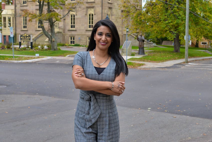 Manjit Minhas, co-founder and CEO of Minhas Breweries, Distillery and Winery, and a cast member on CBC’s Dragons’ Den, was the keynote speaker at Thursday’s Biz2Biz Expo in Charlottetown.