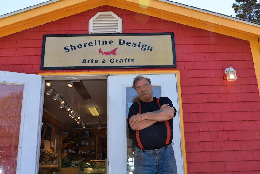 Peter Llewellyn, owner of Shoreline Design P.E.I. and Llewellyn's by the Shore in Georgetown, has opened a new store in Summerside and is planning to expand to Halifax in the fall.
