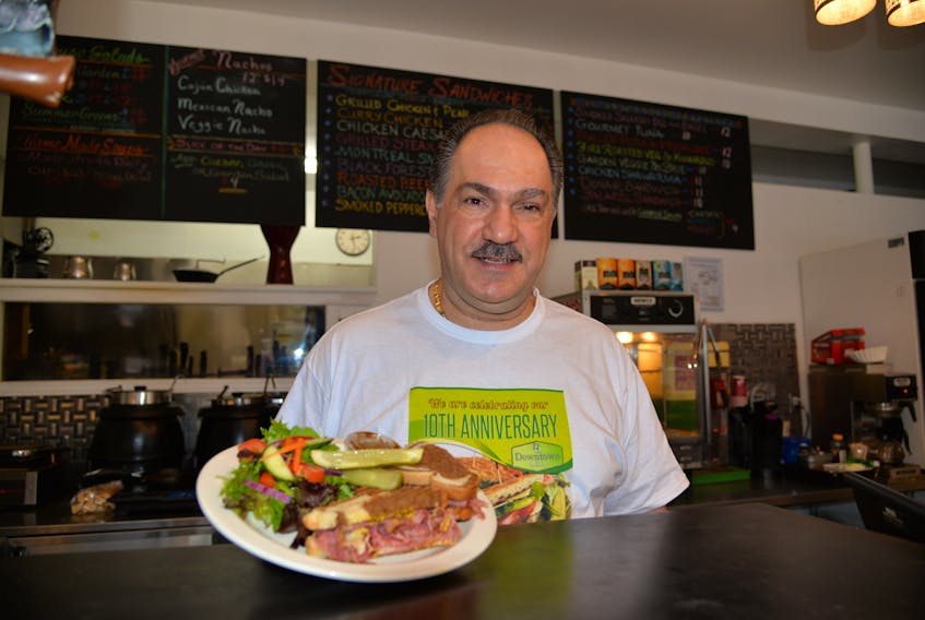 Downtown Deli on Grafton Street is celebrating its 10th anniversary this year. Fouad Haddad is the owner and says the deli is now part of his life.