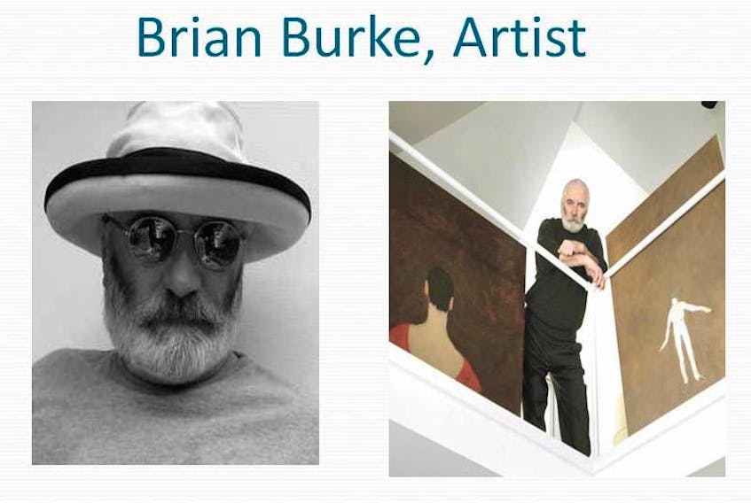 Canadian figurative artist Brian Burke, who divided his time between his home on P.E.I. and Swtizerland died Tuesday.
A wake is being planned. SUBMITTED PHOTOS