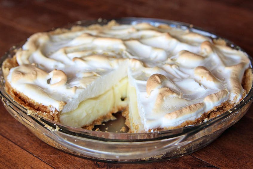 Flapper pie is a custard pie topped with meringue. The Graham cracker cream pie dates back to the 19th century. It’s a staple of Canadian prairie culture.