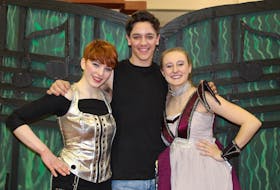 Allyson Ford, Luke Vail and Kristen Thompson are three of the main cast characters ready to rock the Homburg Theatre of Confederation Centre of the Arts, May 9-11, in the Colonel Gray High School musical, “We Will Rock You”.