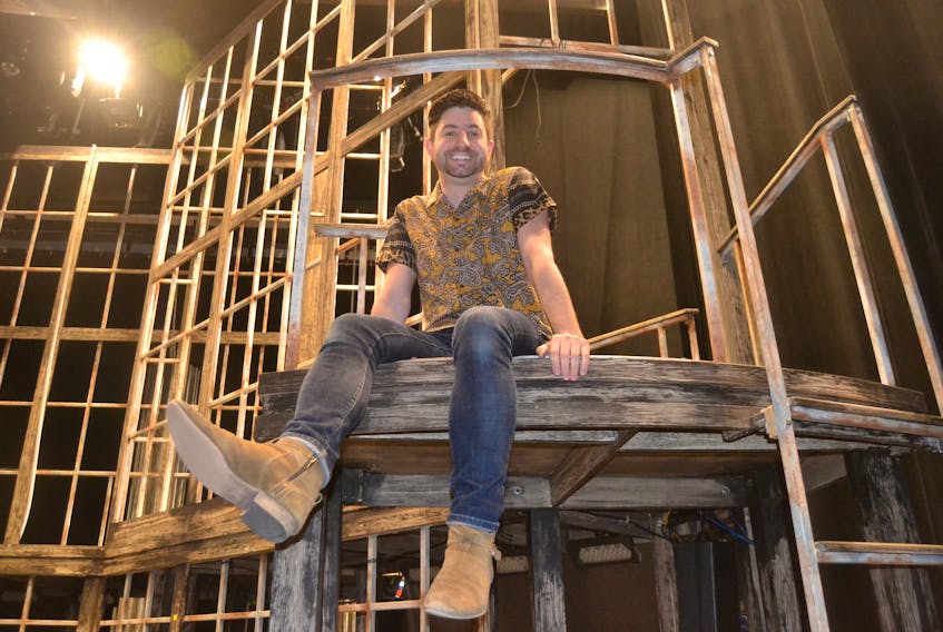 Set designer Cory Sincennes gives readers a sneak peek of the set for “Jesus Christ Superstar” that theatregoers will see at tonight’s opening at the Homburg Theatre of Confederation Centre of the Arts in Charlottetown.