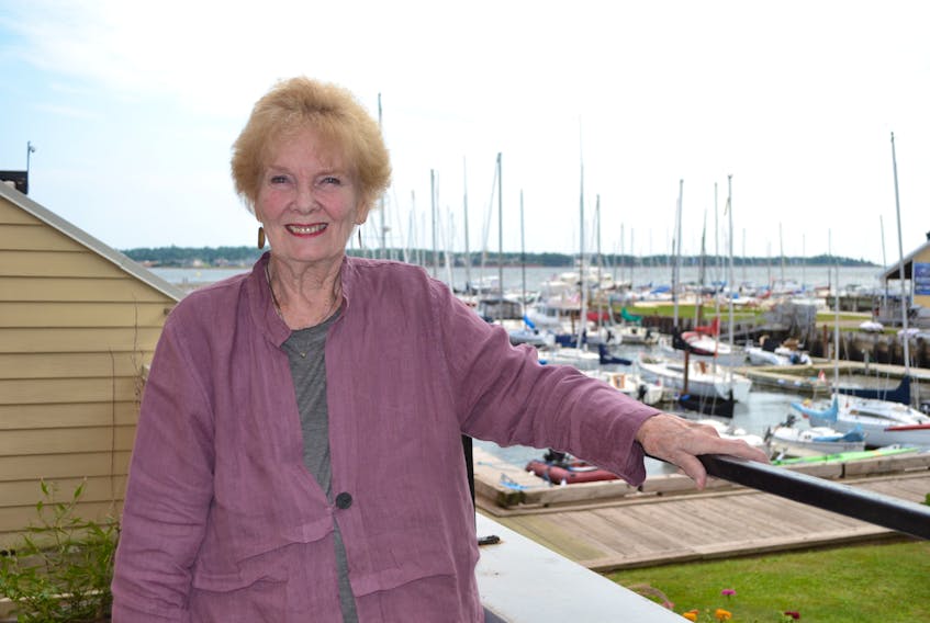 Sally Brayley Bliss enjoys the ambiance at the Charlottetown Yacht Club. The ballet teacher has been a summer resident on P.E.I. for the past 50 years. She divides her time between St. Louis, Mo and Fort Augustus, P.E.I. In July she received the Corps de Ballet’s Lifetime Achievement Award in Florence, Italy.