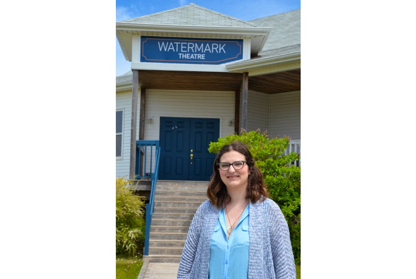 Brielle Ansems stands in front of the Watermark Theatre in North Rustico where she is making her professional theatre debut this summer. She plays Josie Hogan in “A Moon for the Misbegotten”. She is shown in a promotional photo for the play, which runs July 6 to Aug. 31.