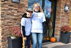 After his heartfelt wish came true, Dakota Gallant and his mother, Stacey, participate in the annual Children’s Wishmaker Walk in Summerside to give back and help others.