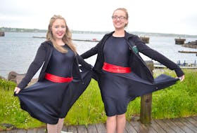 Cassie Murray, left, and Hannah Brown of the Reel Talent School of Dance are two of the 10 students at the Reel Talent School of Dance going to the Dance World Cup next month.