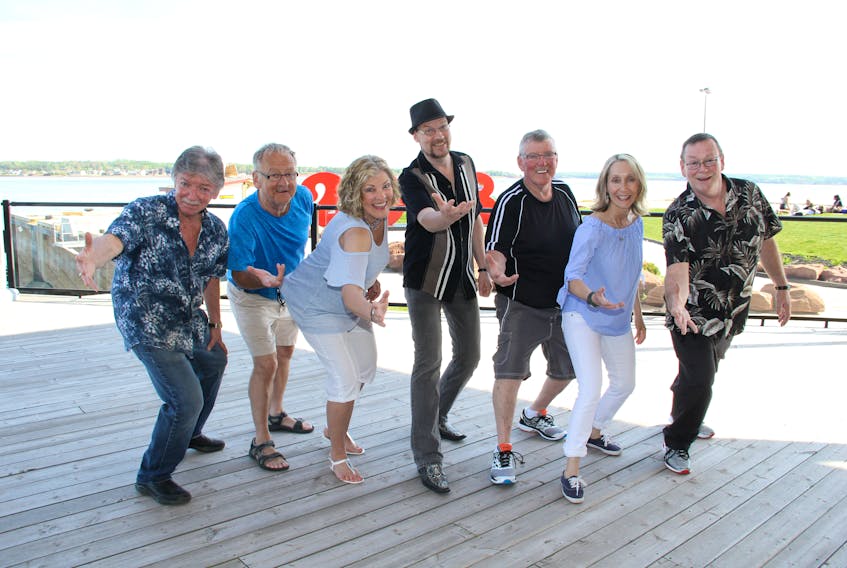 Members of Phase II and Friends look like they are ready for summer ahead of their Here Comes Summer concert set for May 5 at West River United Church in Cornwall. Group members include, from left, Blaine Murphy, Pat King, Keila Glydon, Ed Young, Gerry Hickey, Jeanie Campbell and John McGarry.