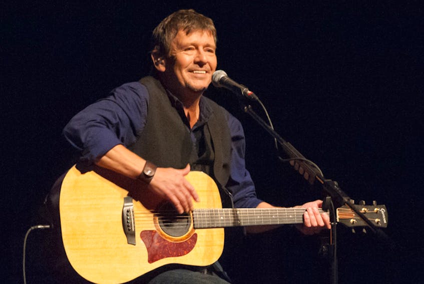 Lennie Gallant is pictured performing in “Searching for Abegweit” in the Harbourfront Theatre in Summerside. He plans to perform eight more shows of the hit musical this summer in the Harbourfront Theatre.