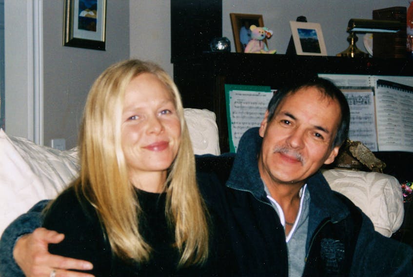 Jane McMillan is shown in this 2001 photograph with Donald Marshall Jr., who was imprisoned for 11 years for a murder he did not commit.