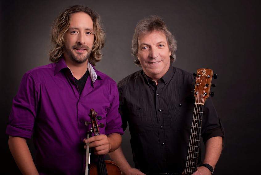 Richard Wood and Gordon Belsher will be the special guests of Fiddlers' Sons and Keelin Wedge this evening at the Kaylee Hall in Poole's Corner.