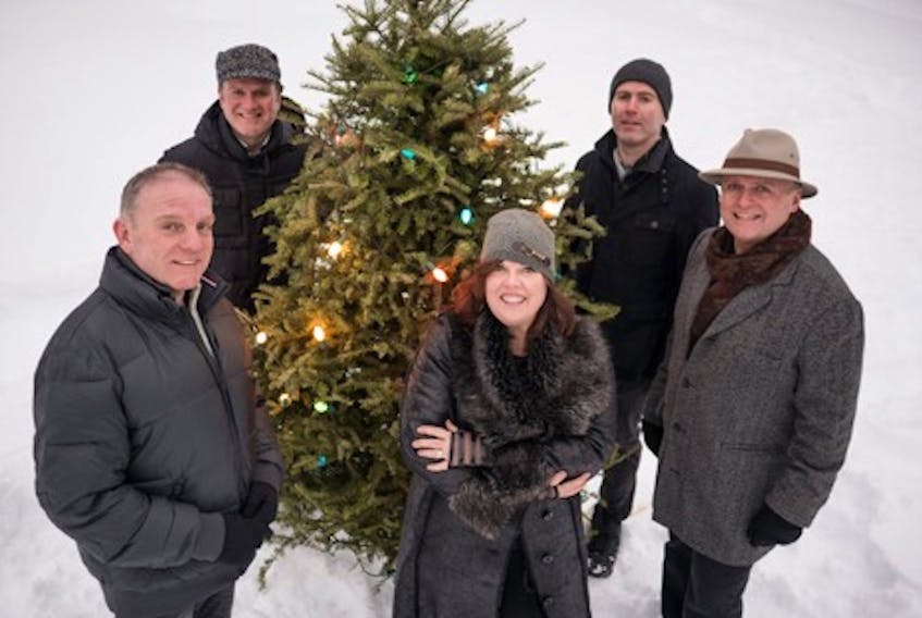The five siblings that make up the Barra MacNeils, from back left, Stewart, Seamus, Lucy, Kyle and Boyd, are looking forward to bringing their National Christmas Tour 2018 show to the Homburg Theatre of Confederation Centre of the Arts.