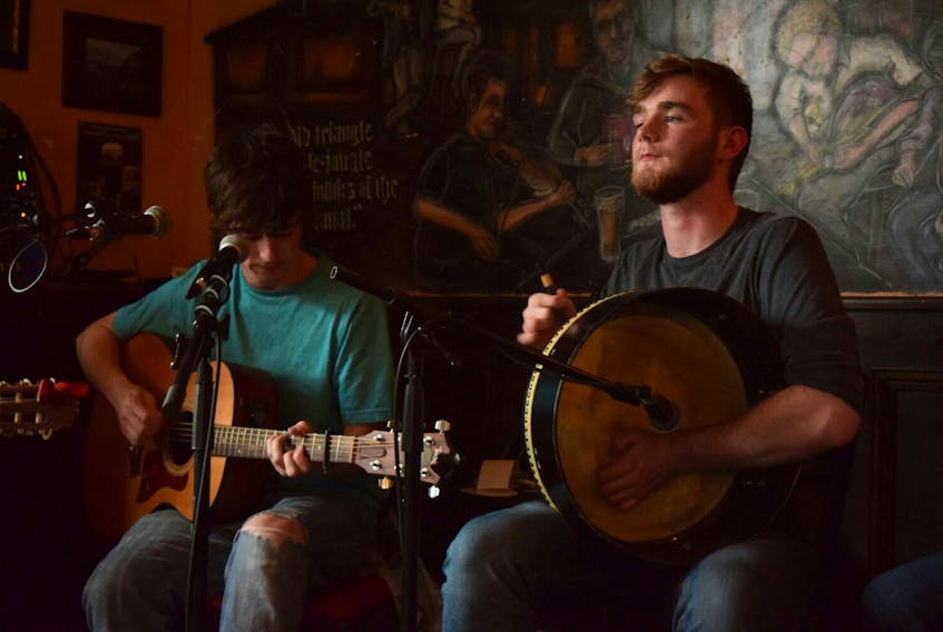 Duo Brian Byrne and Patrick Crehan (direct from Ireland’s University of Limerick Music Program) will delight audiences at the Variety Show at the Benevolent Irish Society June 17.