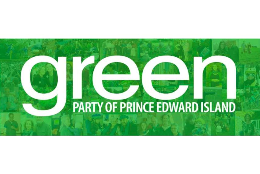 P.E.I. Green Party logo.