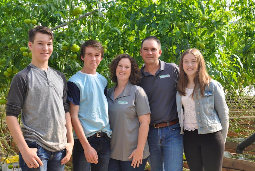The Schurman family are shown in an image on their farm's Facebook page.