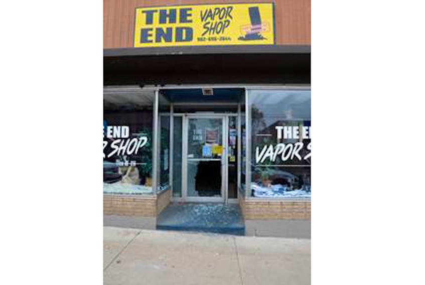 The End Vapor Shop was robbed on Oct. 23.
