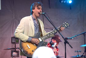 Joel Plaskett Emergency helped mark Canada's birthday in Truro, taking the stage for a free concert at the Civic Square Monday night.
