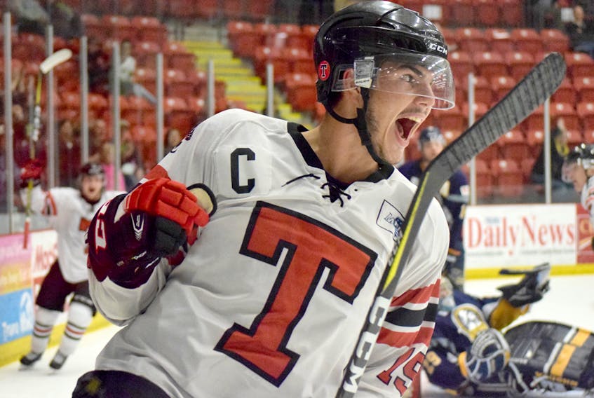Truro Bearcats captain Campbell Pickard will play for the MHL all-stars next month at the Eastern Canada Cup Challenge tournament. Dylan Burton of the Bearcats has also been named to the team.
Truro Daily News file photo