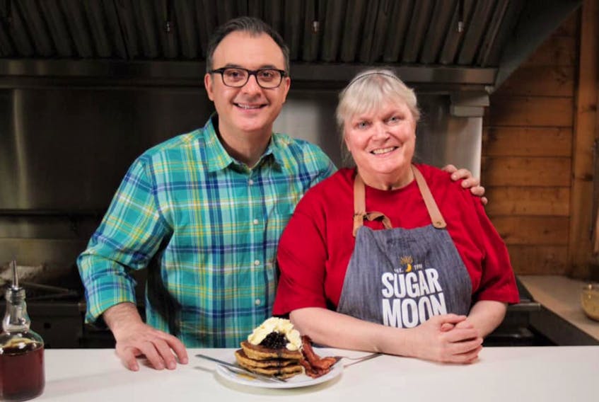 Food Network Canada host John Catucci joins Sugar Moon Farm’s Brenda Brown for its ‘You Gotta Eat Here!’ series – featuring plenty of gourmet-style pancakes and maple syrup.