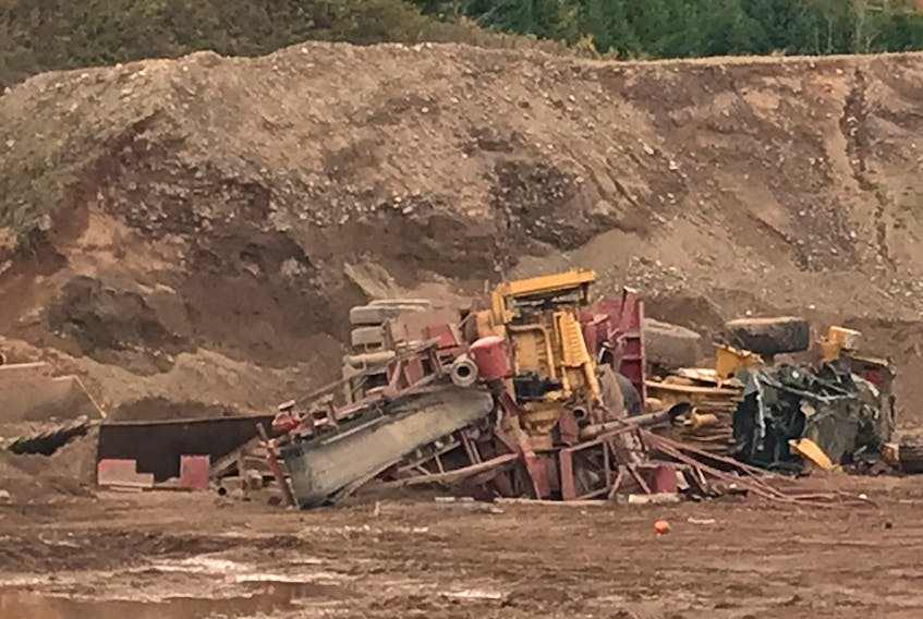 An East Mountain man accused of being involved in the destruction of heavy equipment at a Greenfield gravel pit will return to court on Nov. 22.
