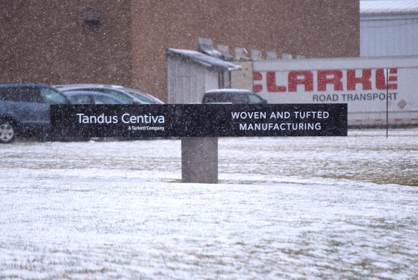The Tandus Centiva carpet plant in Truro is shutting down in July with operations being shifted to the United States.