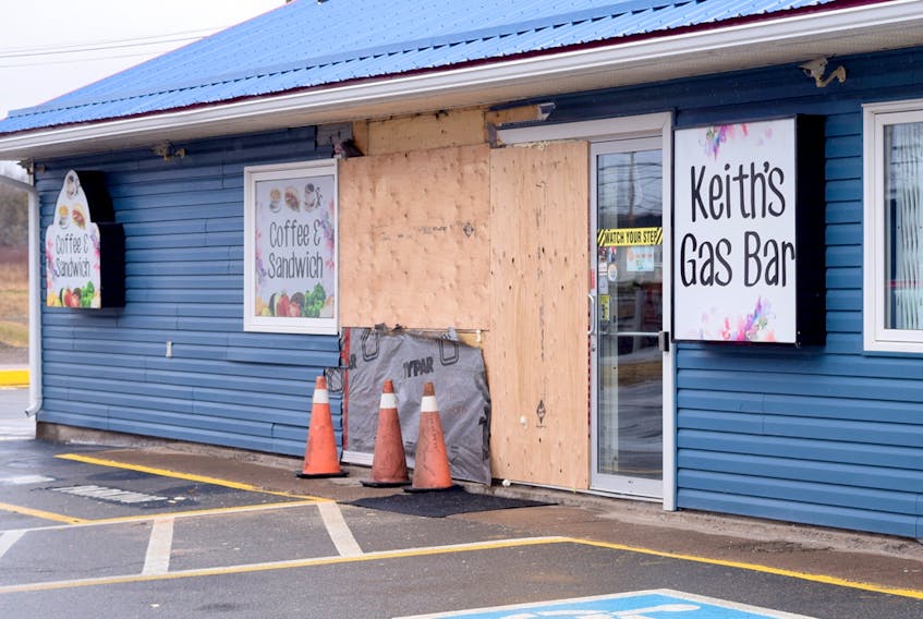 A Millbrook teen was arrested early Friday morning after a car was seen driving into Truro Tobacco Shop entrance just off the Esplanade. After fleeing from police, the car was spotted again in Millbrook, where officers also noticed damage to the entrance of Keith’s Gas Bar on Willow Street.
