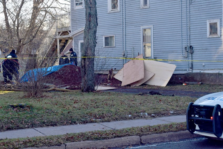 A man was killed Thursday afternoon on East Prince Street in Truro when a concrete wall collapsed at the site of a home renovation project.