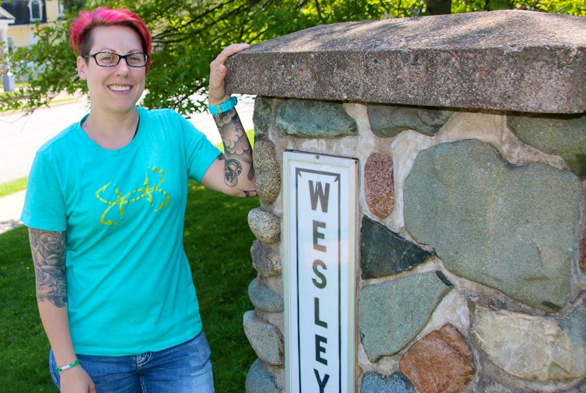 Lisa Gervais, who has been assistant pastor at Truro Connection Church/Wesleyan Church for almost two years, is leaving the community. People can hear her farewell sermon Sunday morning. She’s leaving with a few more tattoos on one arm, garnered while she was here, that represent stories from the Bible.