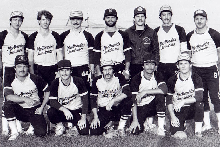 MacDonald's Insurance of the Colchester Major Softball League during the 1980s.