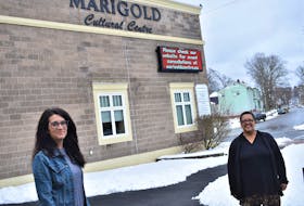 Mentoring Plus Strategy program Truro co-ordinator Sacha Brake (left) is joined by Tracey Dorrington-Skinner, outside the Marigold Cultural Centre, which will become the program’s new home in January.