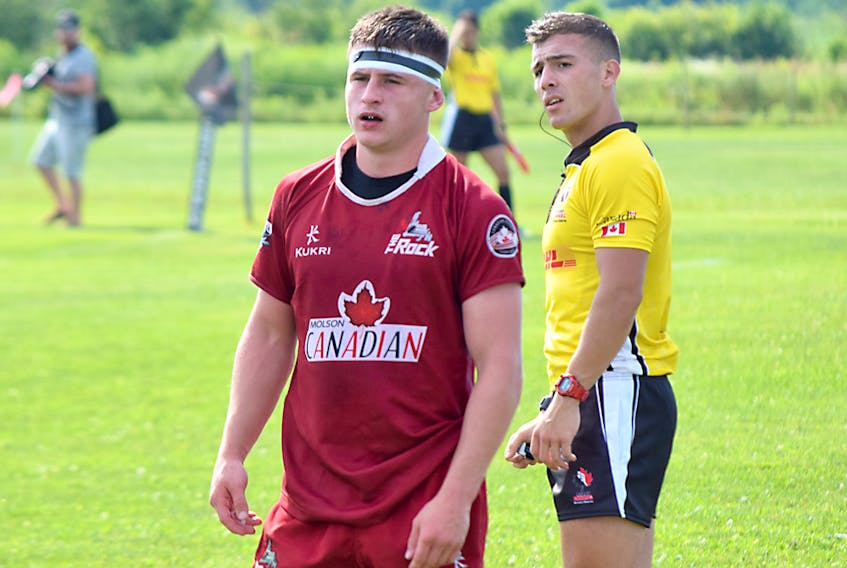Kelton Dawe, a member of the Atlantic Rock U19 men's team last summer, is currently attending a 20-week rugby program in New Zealand.