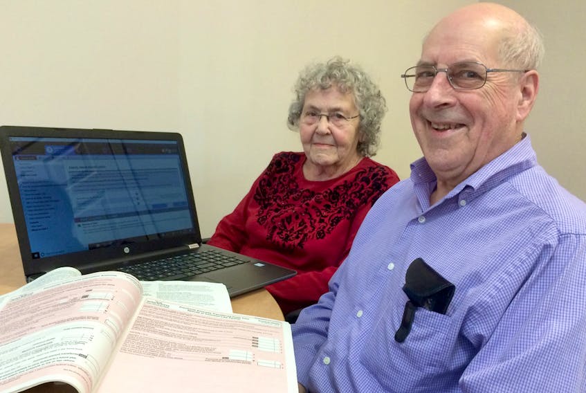 Burt Amiro and Estella Wilson are leaders with the Truro-based Community Volunteer Income Tax Program. In March and April, eligible residents can have their income tax done for free.