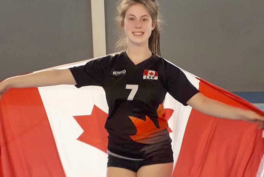 Abbie Langille wasn’t sold on the idea of playing deaf volleyball, but after participating in the 80th Club Sportif des Sourds de Montpellier International Deaf Sports tournament in France recently and winning a gold medal, the 16-year-old from Truro is hooked.
