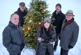 The five siblings that make up the Barra MacNeils, from back left, Stewart, Seamus, Lucy, Kyle and Boyd, are looking forward to bringing their National Christmas Tour 2018 show to the Homburg Theatre of Confederation Centre of the Arts.