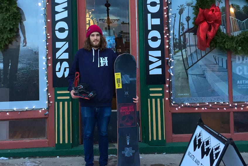 Luke Davis wanted to quit snowboarding on day one, but after repeatedly picking himself up and brushing the snow off, he has turned the winter hobby into a successful passion.