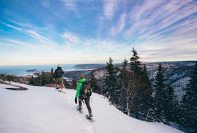 Spend a crisp winter day snowshoeing at Franey Trail in Cape Breton Highlands National Park. - Photo Courtesy Destination Cape Breton Association.
