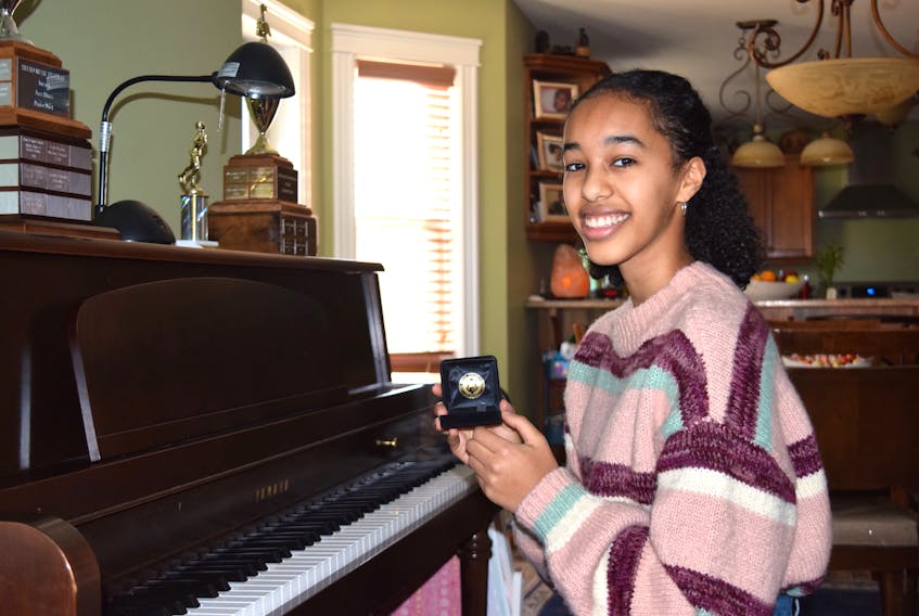 Sarah Astatkie won gold in her category from The Royal Conservatory of Music in the Atlantic Canada region. FRAM DINSHAW/TRURO NEWS