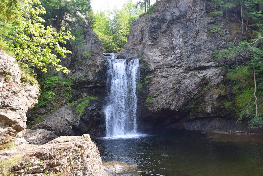 Drysdale Falls is a dangerous but popular swimming area located in the Falls, near Tatamagouche.