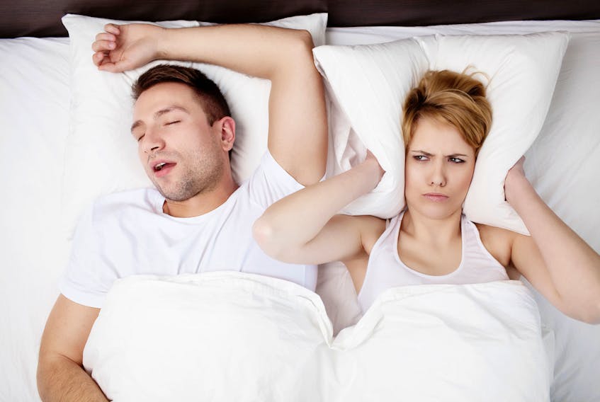 Symptoms of Obstructive Sleep Apnea (OSA) are snoring, pauses in breathing, gasping or choking sounds, frequent headaches, high blood pressure, poor concentration/memory and waking up feeling groggy.