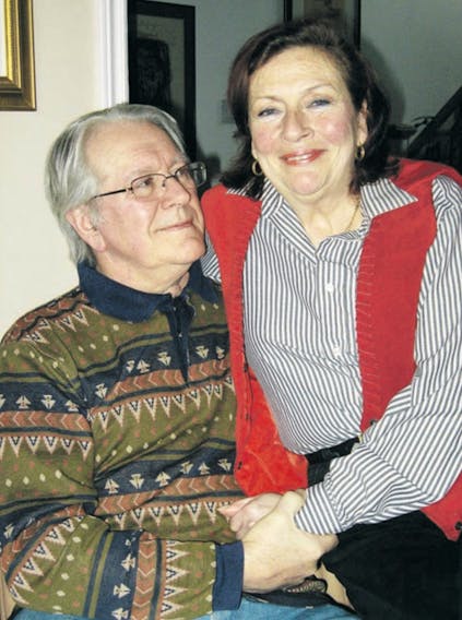 Kitty Walsh and her husband, Terry, are shown in their St. John’s home in 2011.