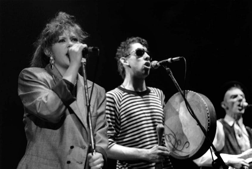 Kirsty MacColl and Shane MacGowan sing The Pogues’ Christmas classic, Fairytale of New York. File