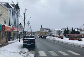 Downtown Glace Bay as we see it today. In Jack MacCuish’s youth there were three grocery stores on Commercial. Street. CONTRIBUTED