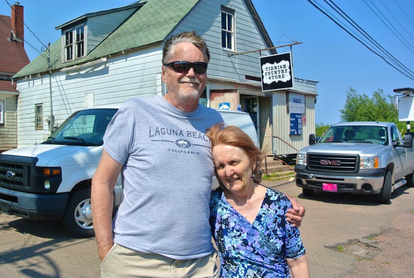 Ken and Linda Grafton have given new life to the former general store at Tidnish Crossroads. The store, that has had many names dating back to the late 1910s, is reopening as Charlotte and Wendell’s Tidnish Country Store – carrying on a tradition in Linda’s family dating back to the mid-30s when her grandparents operated a store in Hardwood Ridge, N.B.