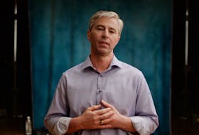 A screenshot of Tim Houston, leader of the Progressive Conservative Party of Nova Scotia, appearing in a television ad that will play on television in the province during the Super Bowl on Sunday. PC Party